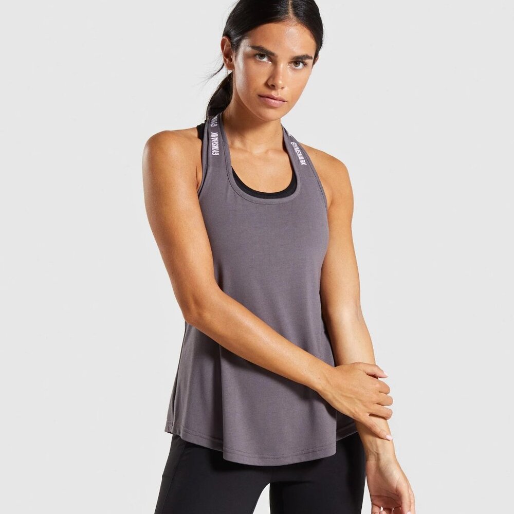 Gymshark Ark Halter Neck Vest - Slate Lavender